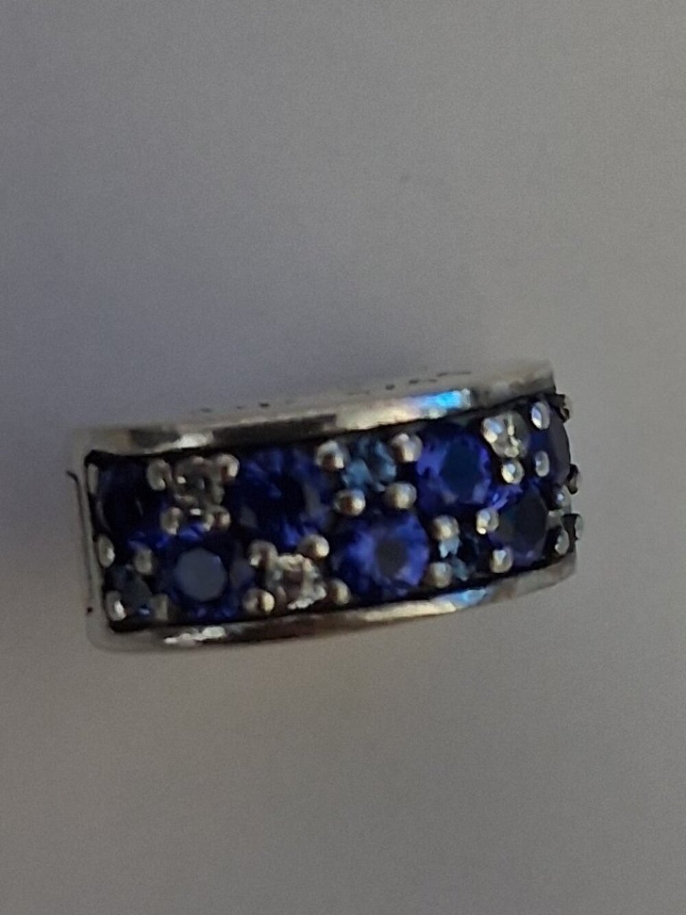 Pandora Blue Pavé Clip Charm – Style #791817NSBMX